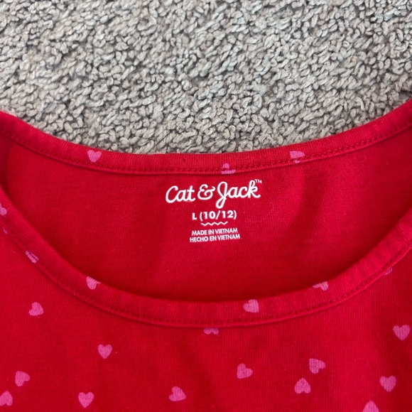 ❤️5 for $20❤️Cat & Jack Red Long Sleeve Dress w Hearts

Size L(10/12) - Picture 4 of 6